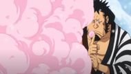 Kinemon uses his Devil Fruit power on Momonosuke (Image via Toei Animation)